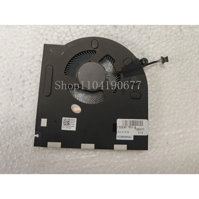 CPU Cooling Fan for Dell Alienware M17 R3 M17 R4 RTX30 Graphics 0CNV63