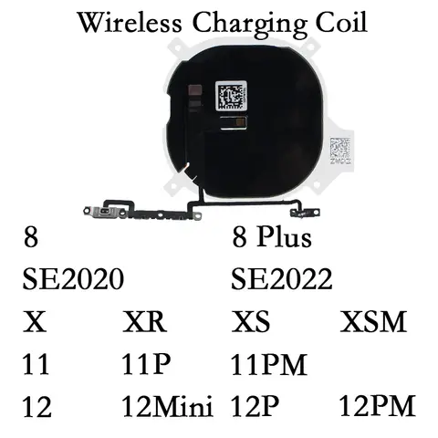 Wireless Charging Coil for IPhone 8 Plus 11 12 X Xr Xs Pro Max Mini SE 2020 2022 NFC Panel Flex