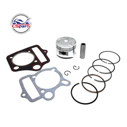 YX125 52.4MM 14MM Piston Rings Kit 125CC 1P52FMI Yinxiang  Lifan Kaya Xmotos Apollo orion Dirt Pit Bikes Parts