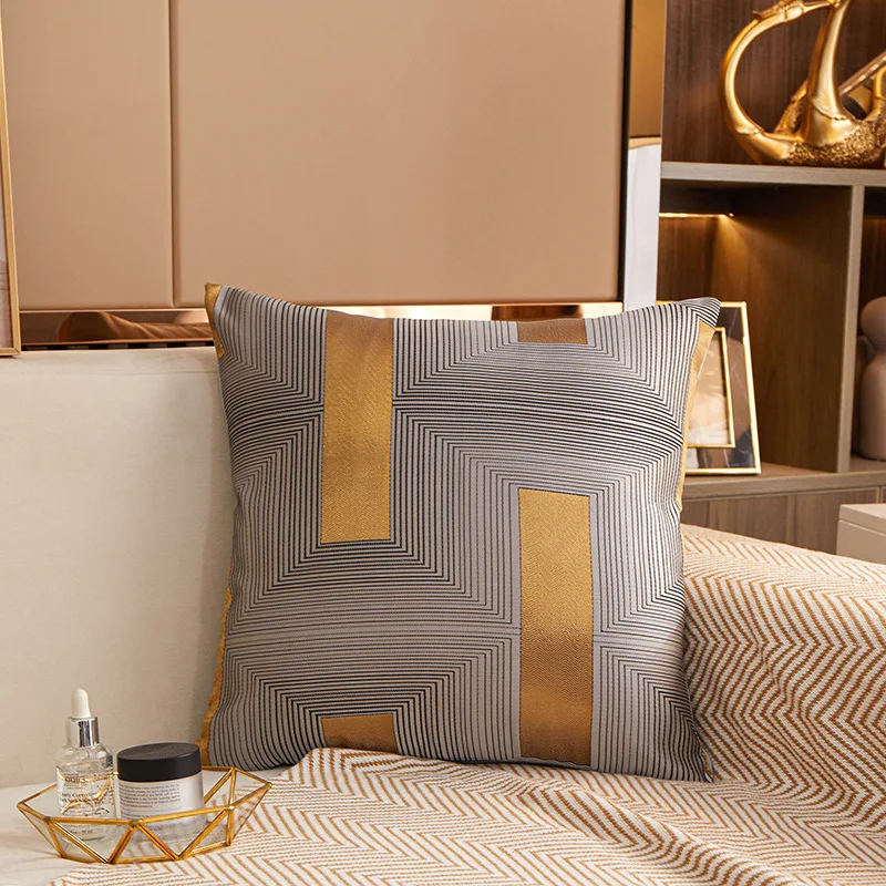 Modern Minimalist and Luxurious Jacquard Pillow Cover Coreless Pillowcase Home Decoration Living Room Sofa Lounge Chair Cushion
