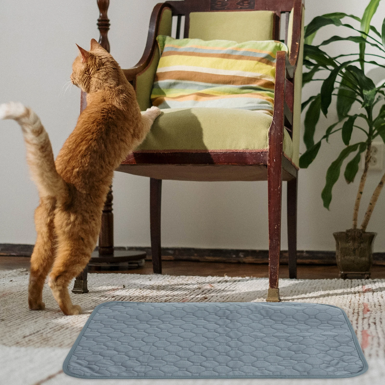 

Summer Cool Pet Cushion Size S Anti-Slip Indoor Multi-Function Dog Urine Pad Cooling Mat for Pets Home Use Pet Cushion