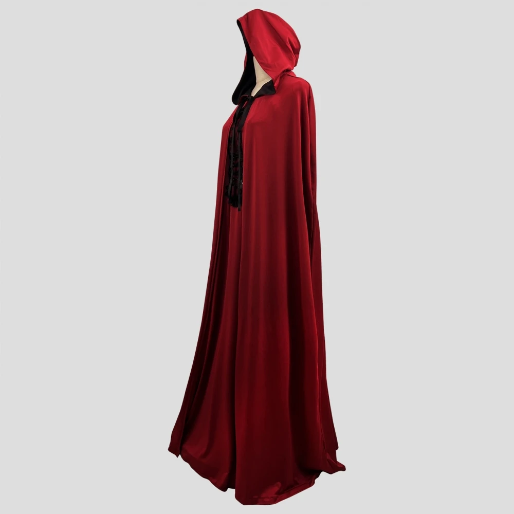Red Cap Princ Sle Hooded Dr Erwachsene Damenkostüm Halloween Bühnenauftritt Outfit Ballkleid Par Kleidung