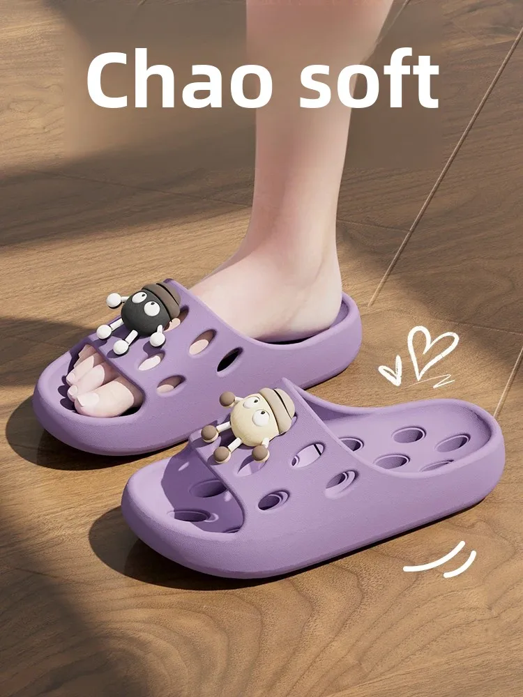 Zapatillas de baño con fugas, antideslizantes, de secado rápido, para parejas, para hombres y mujeres, uso interior en el hogar, zapatillas de ducha