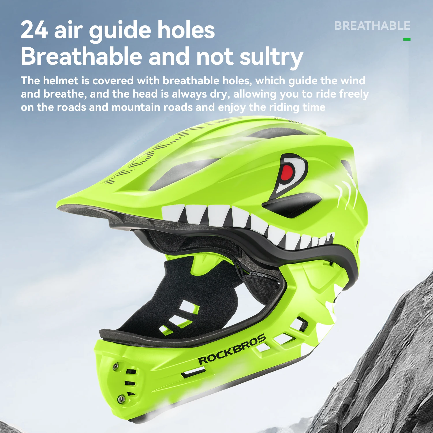 childs motorcycle helmet Triple 8 Lil 8 Kids - Neon Green Glossy Removable and Washable Padding Youth CX360 Atlas Motorcycle Helmet