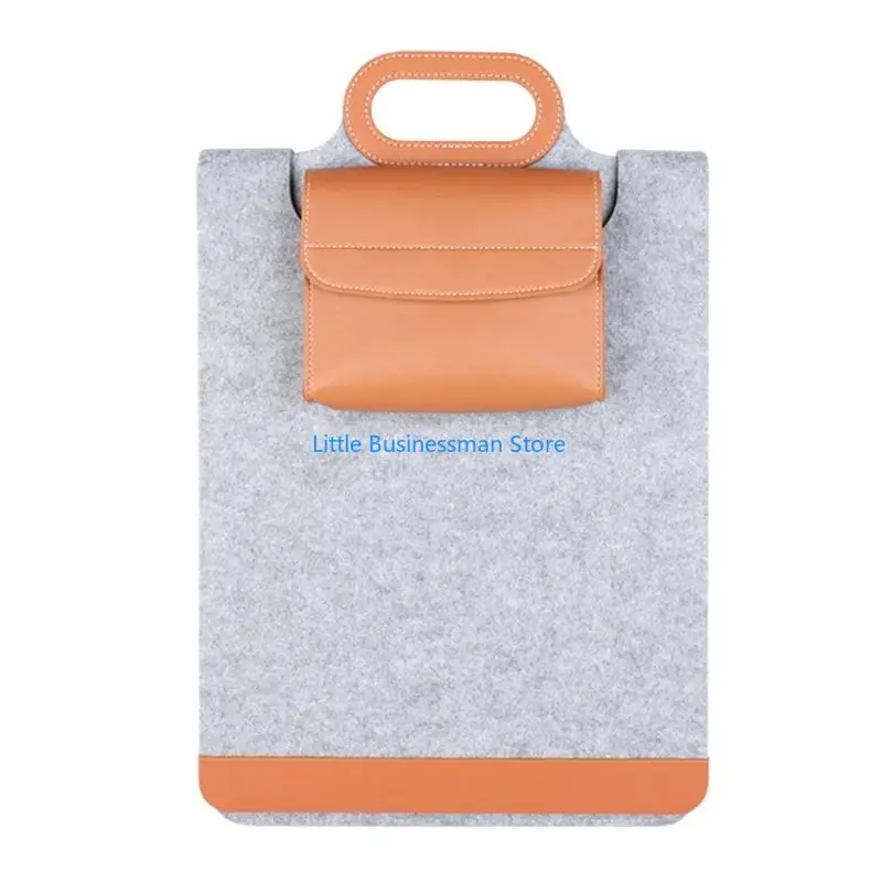 Portable Laptop Sleeve with Front Pocket and Integrated Carry Handle M76A