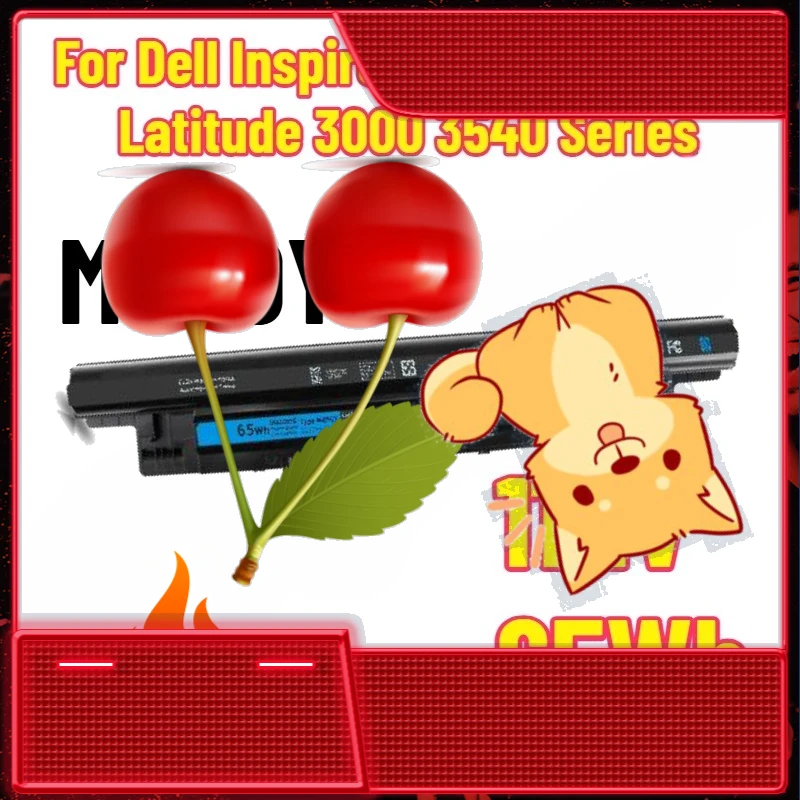

Для Dell Inspiron 3521 3721 5521 5721 14-3421 14-3437 14R-5421 17 Latitude 3000 3540 серии 11,1 В 65 Втч Новый совместимый с MR90Y