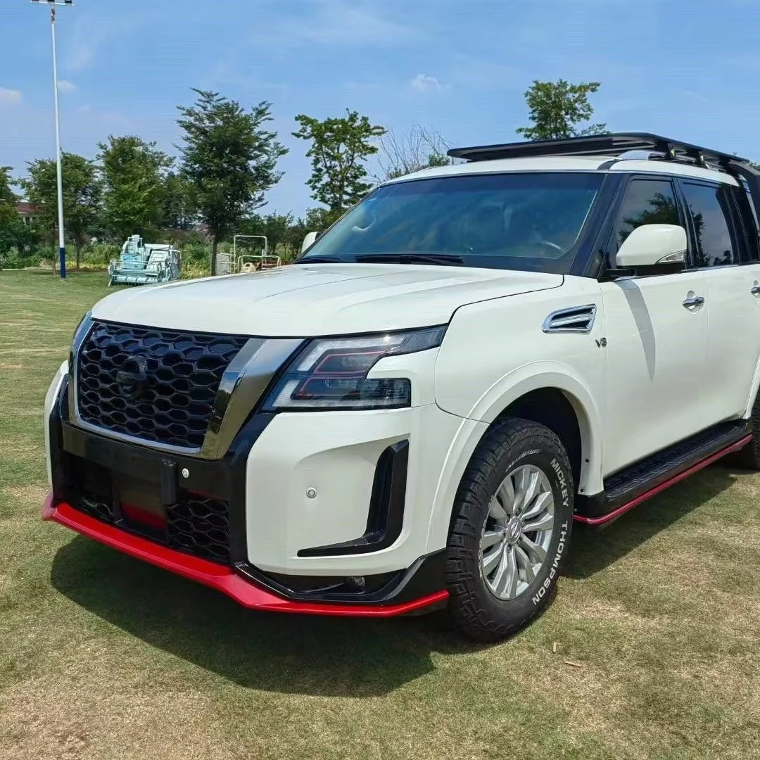 2020-2024 Y62 Patrol NISMO Style Conversion Body Kit Front Rear Bumper With Fog Light Exterior PartsCar Parts Body Kit - view 3