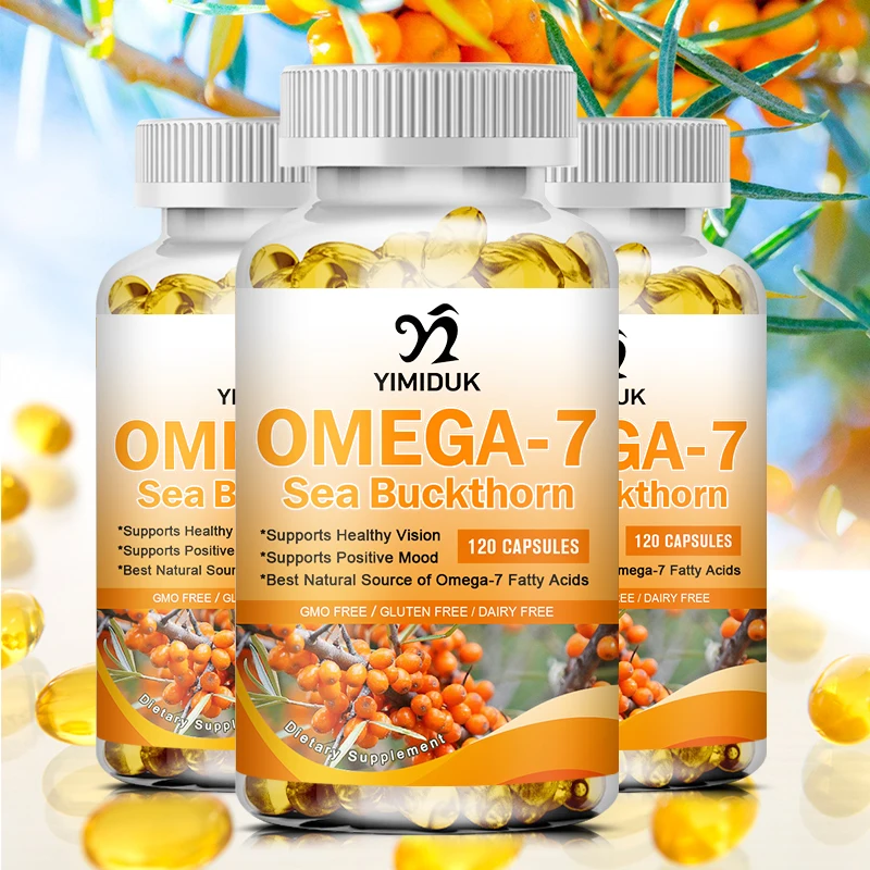 Buy 2 Get 2 Free! Omega-7 Sea Buckthorn Capsules, Support Glowing Skin & Intimate Comfort, Soothes Gastritis, Antioxidants - view 6