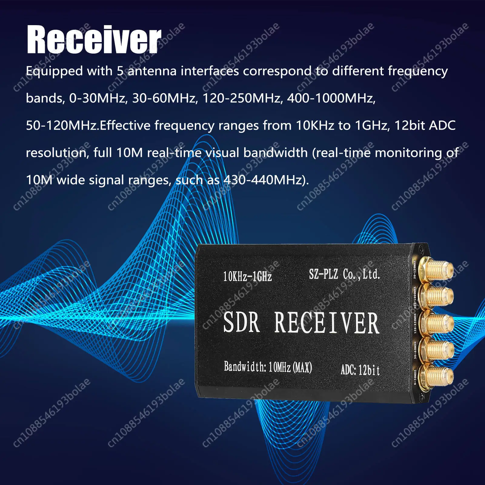 RSP1 Msi2500 Msi001 SDR Receiver Simplified Software Defined Radio Reciver Generator 10KHz-1GHz Radio Receiving Moudle