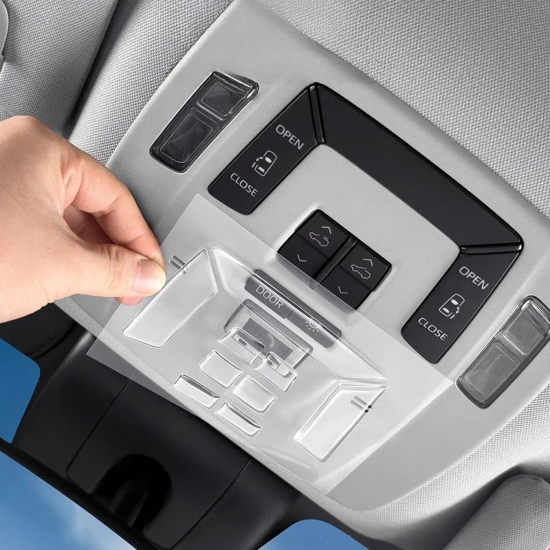

Наклейка на кнопку люка на крышу из эпоксидной смолы для Toyota Sienna и Granvia, специальная защитная наклейка, принадлежности для внутренних наклеек