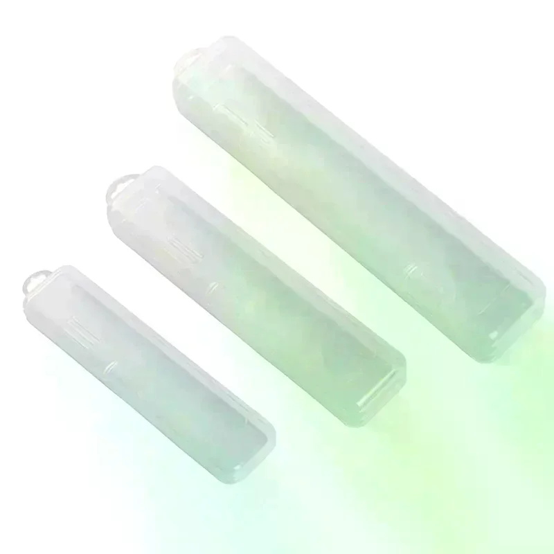 /YOV/Portable Makeup Brush Organizer Eyebrow Pencil Tableware Chopsticks Transparent With Cover