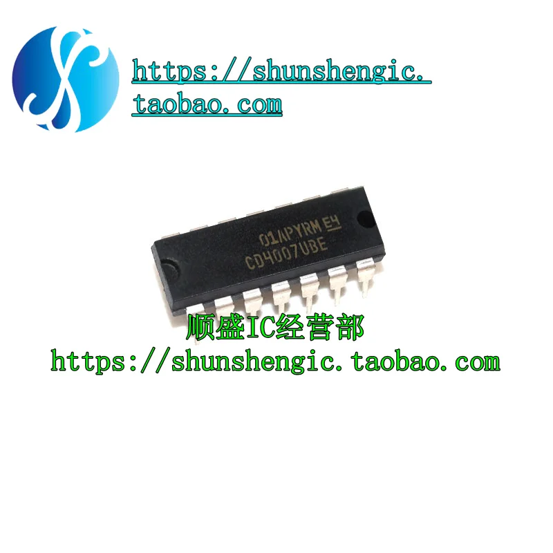 

10 шт. CD4007UBE CMOS DIP14