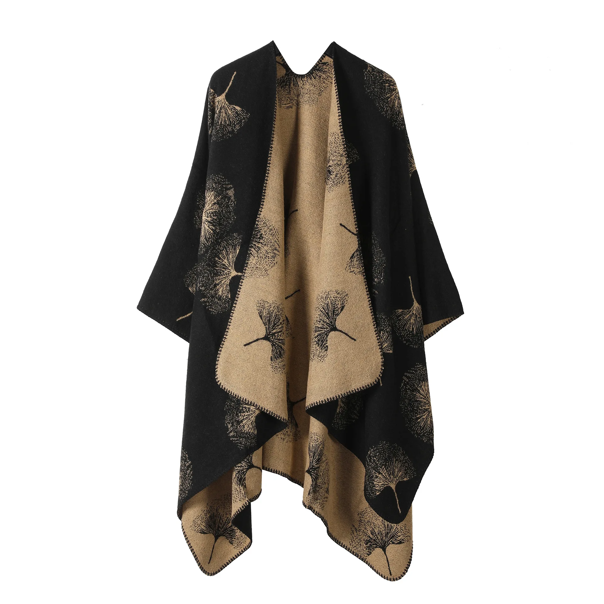 

2025 New Fashion Warm Plaid Ponchos and Capes for Women Oversized Shawls and Wraps Cashmere Pashmina Female Bufanda Mujer Wh14