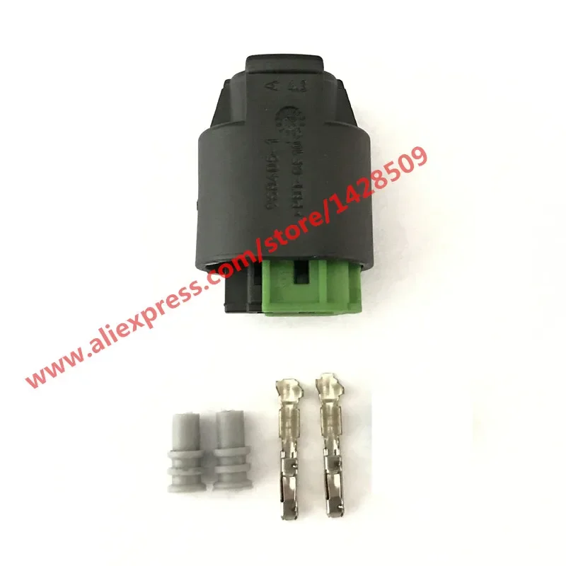 1 Set 2 Pin Female Tyco 968405-1 Fuel Injector Automotive Connector 1-967644-1 Sensor Socket For BWM Porsche Benz