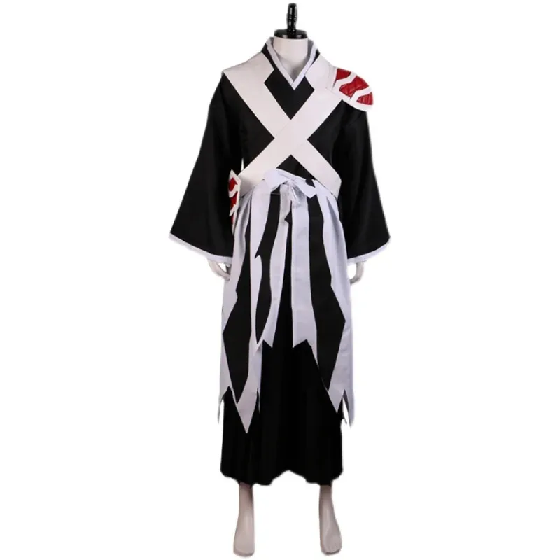 Bleach Anime TYBW Ichigo Bankai Robe Cosplay، مجموعة أزياء كاملة لحرب الدم لمدة ألف عام مع دعامة شعر مستعار jk؛ 6