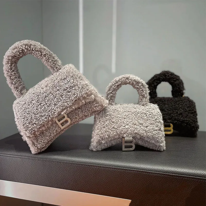 

High-end Luxury Pure Wool Women's Sachet Fashion Designer Women's Chain Bag High Quality Exquisite Gift