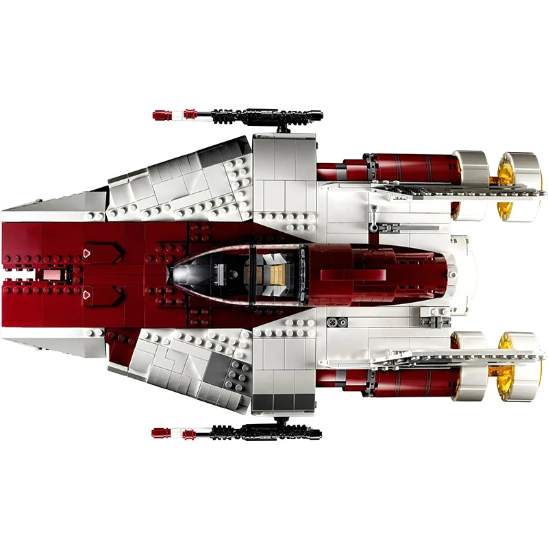 Juego de bloques de construcción para niños, juguete de ladrillos para armar nave ala-wing Starfighter, ideal para regalo, código 75275, Compatible con 1928 piezas 1