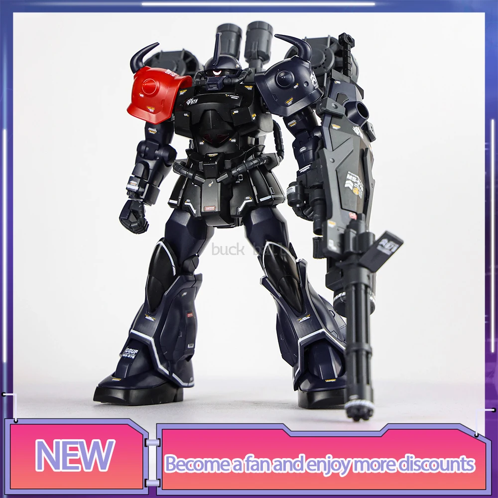 Star Ms-07b-3 1/144 Assembly Model With Fly Bag Dark Night Leader Color Scheme Action Figure Pvc Models Collectible Toys Gifts