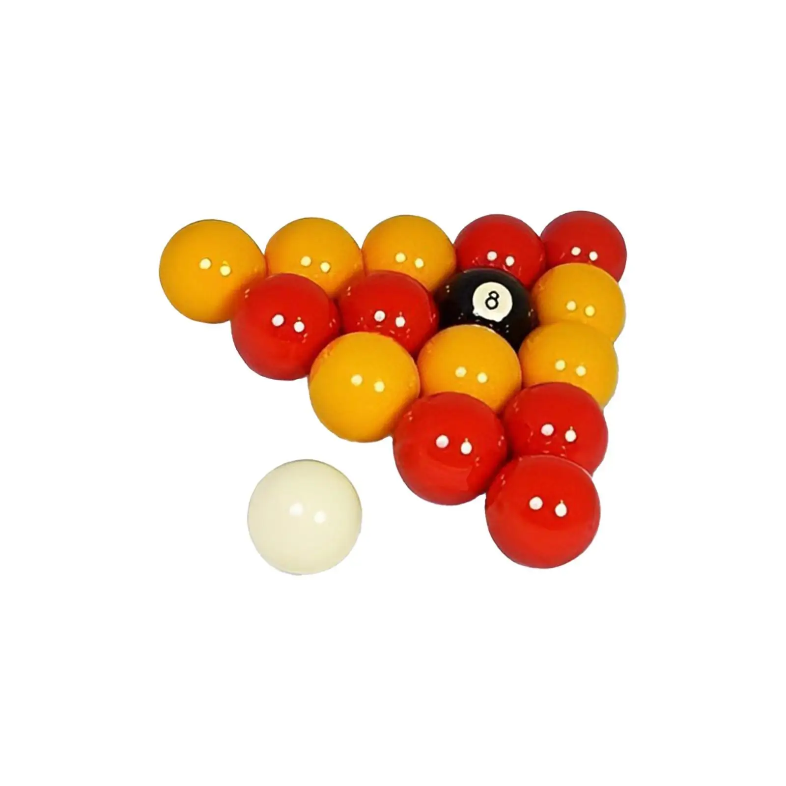 16x Billiard Balls Resin Balls Replacement Billiards Equipment Snooker Balls Set for Recreational Sport Tournament Clubs