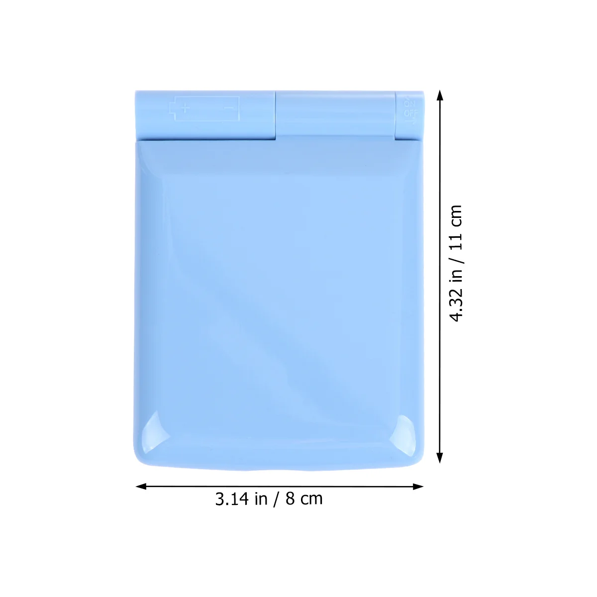 LED-make-upspiegel Opvouwbare zakformaat Lichtgewicht handspiegel met heldere HD-reflectie voor touch-ups onderweg