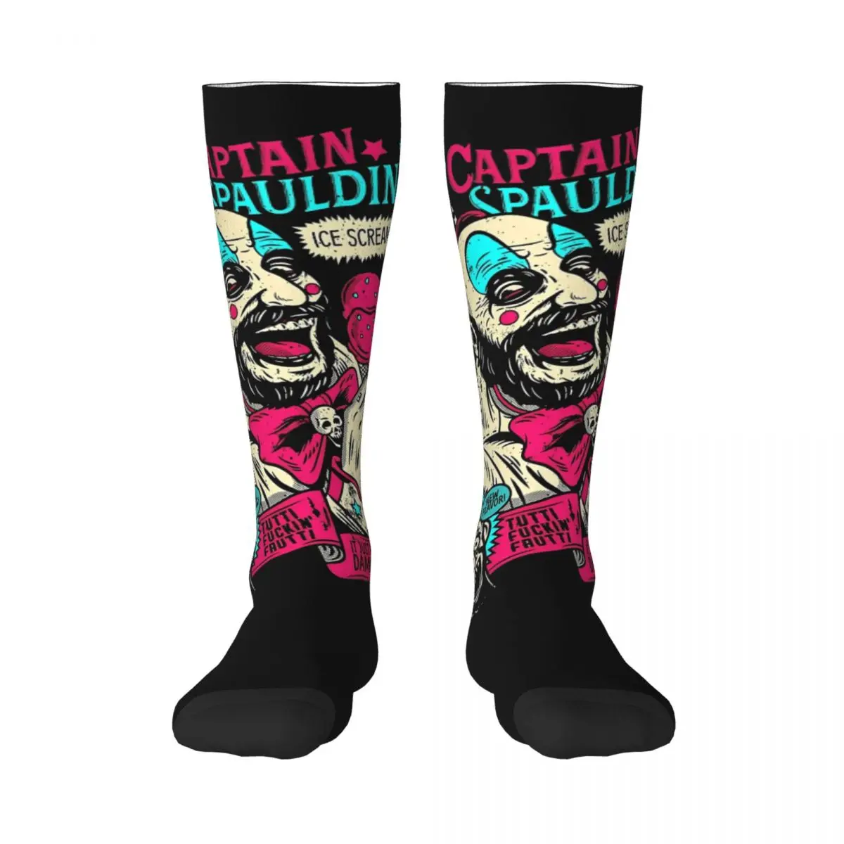 

Captain Spaulding House Of 1000 Corpses, чулки для взрослых, уникальные, высокая эластичность Забавный саркастический контрастный стиль INS