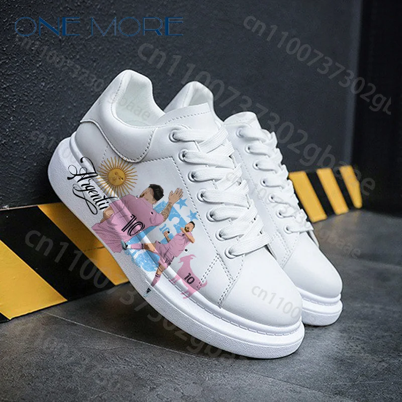 Football Matches 10 GOAT Argentina Print Man Woman Series Couple Shoes Parity Comfortable Durable Selection Shoes