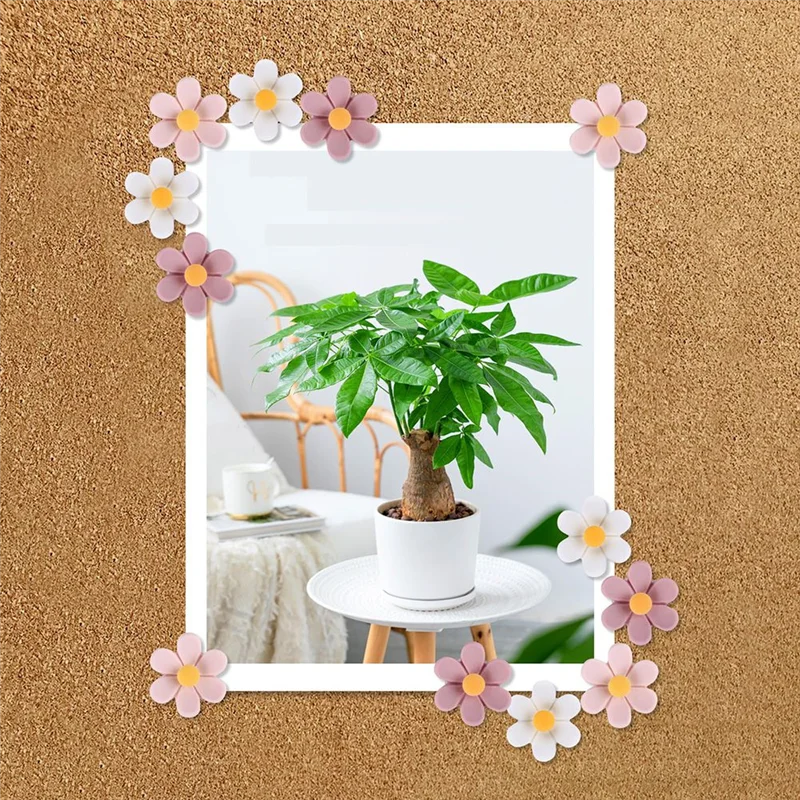 

SHGO-Flower Push Pin Cork Notice Board Thumb Tacks Drawing Pins Chart Pin For Office Bulletin Board