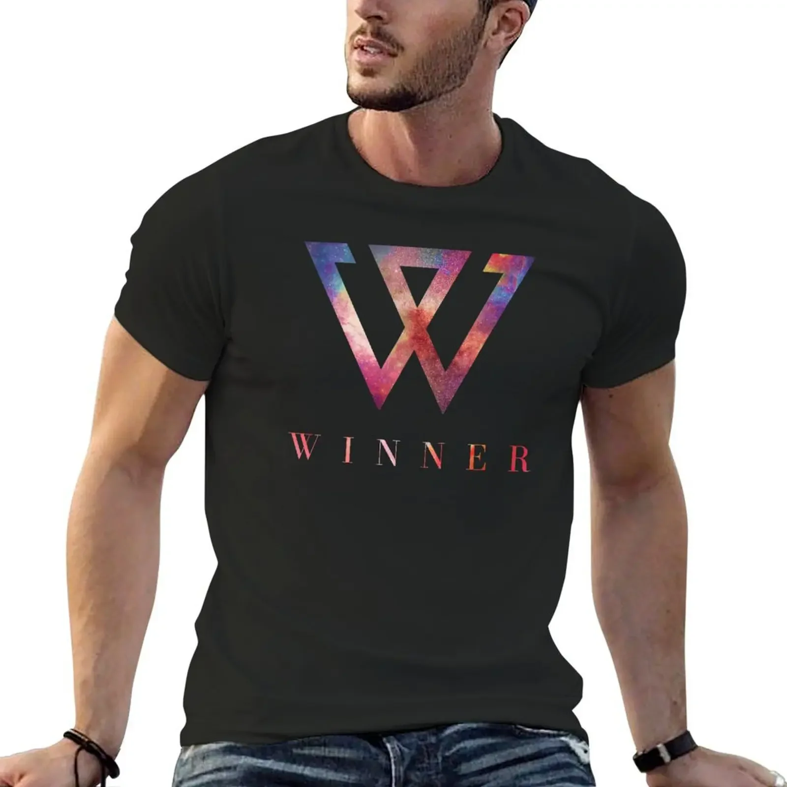 Winner Nebula T-shirt sweat vintage clothes summer top blanks men graphic t shirts