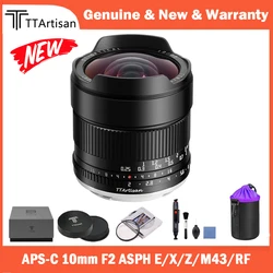 TTArtisan 10mm F2.0 Ultra-Wide Angle Lens APS-C for APS-C Sony E Fuji X Nikon Z Panasonic Olympus M43  Canon RF Mirrorless Camer