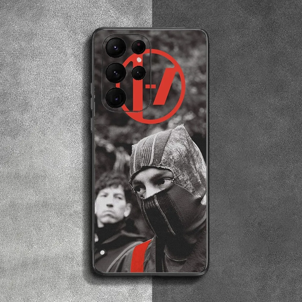 T-Twenty One Pilots Phone Case For Samsung Galaxy A52 A12 A51 S21 Edge S22ULTRA S23 S20LITE Plus Ultra Black Cover