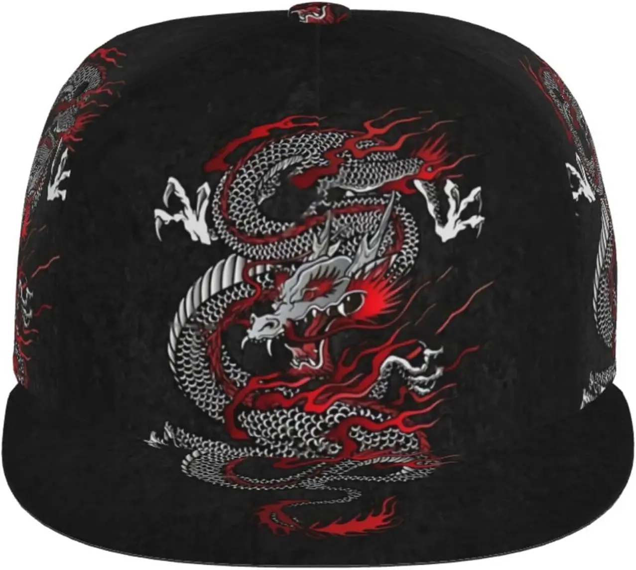 Dragon Animal Hats Men Women Cute Dragon Print Baseball Hat Cute Dragon Print Baseball Cap Adjustable Hat