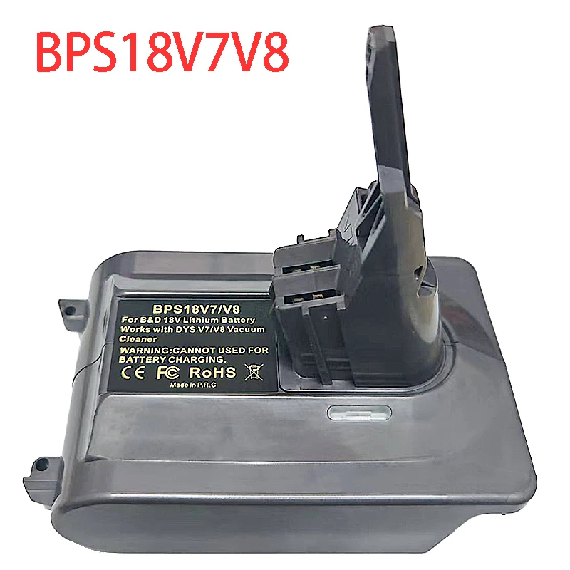 

Battery Adapter BPS18V7V8 Converter for Black Decker 18V Lithium Batteries Compatible with For Dyson V7 V8 Series Vacuum Cleaner