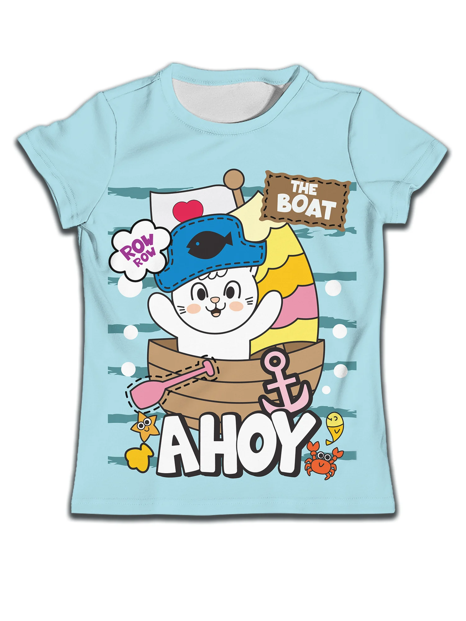 New Cartoon T-shirt Kids Boys Children Clothes Girls Cats Graphic T Shirts Boy Baby Summer Top KID Girl Birthday Short Sleeve