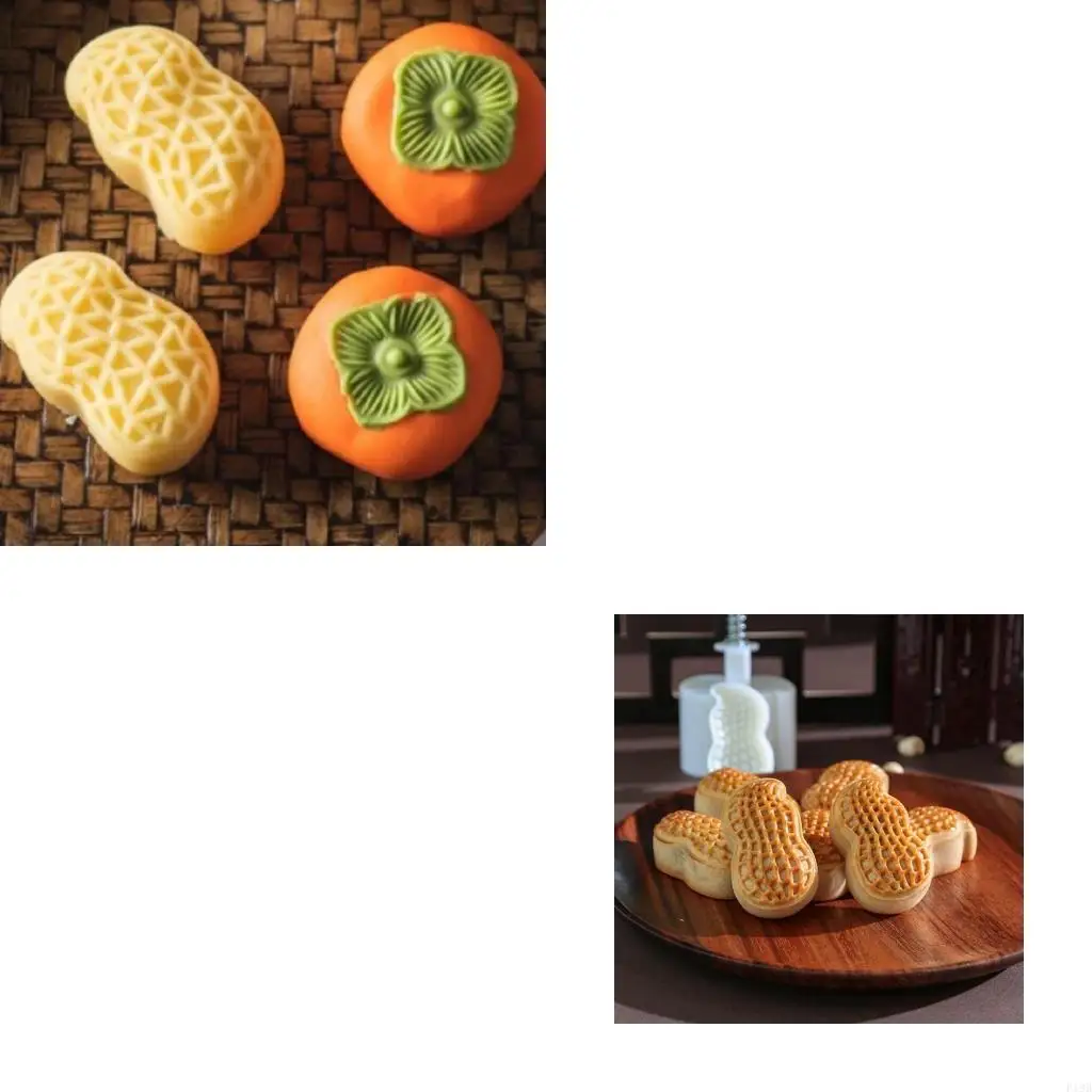 F19B Silicone Material Peanut Mooncake Mold Silicone Mung Bean Pastry Baking Mould
