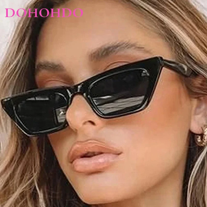 

Vintage Luxury Cat Eye Small Frame Sunglasses Women Brand Men Shades Trendy Summer Traveling Driving Shades Eyewear UV400 Очки