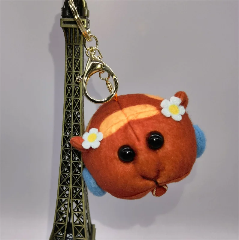 10cm Animal PUI PUI stuff plush figure chain doll kids collection model