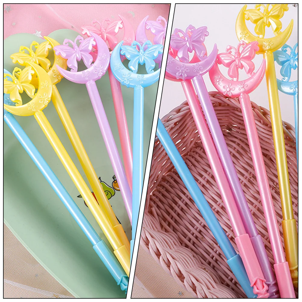 

12Pcs Simple Neutral Gel Pen Butterfly Shape Smooth Writing Gel Pens Creative Home Office Stationery Butterfly Pen