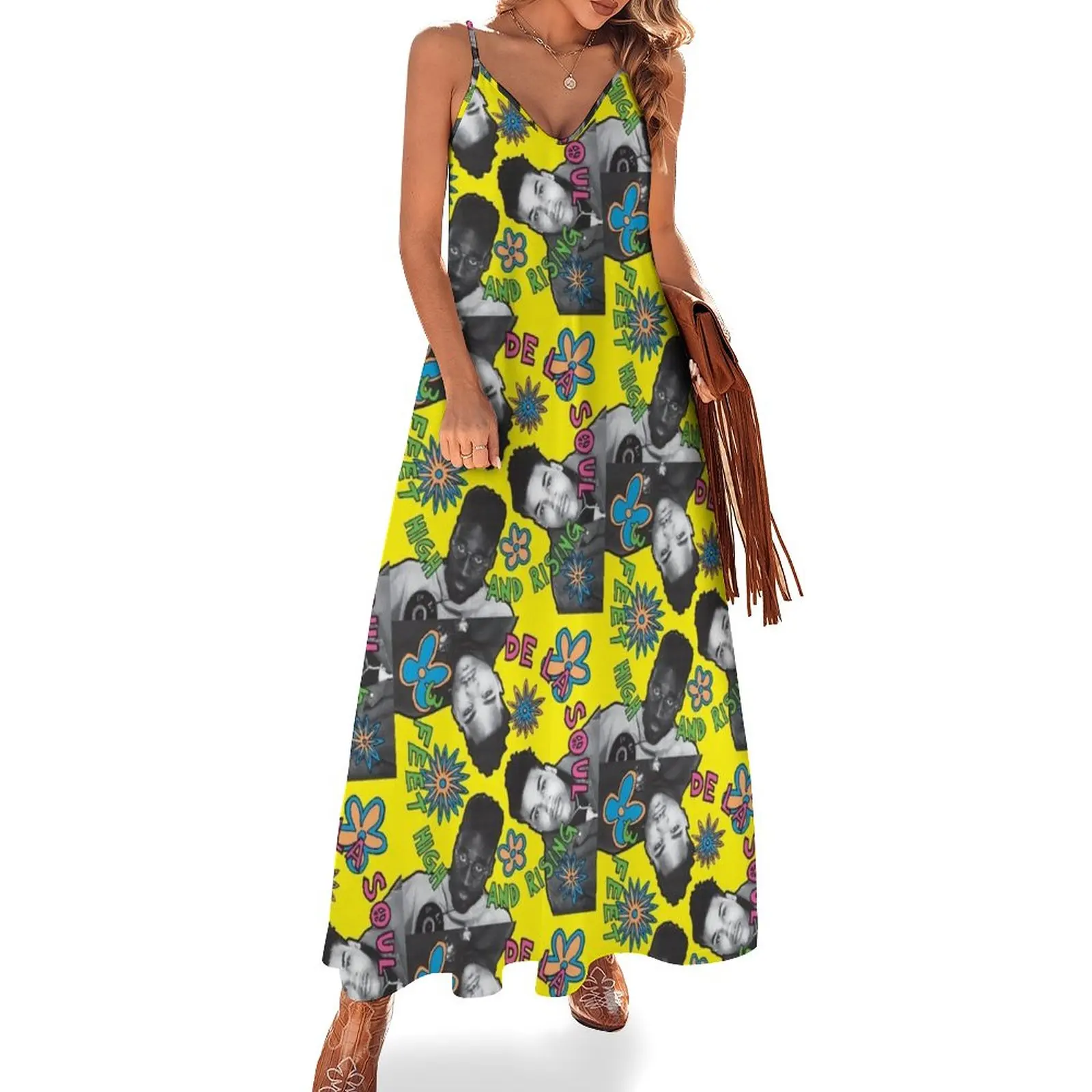 De La Soul 3 Feet High and Rising Album Cover Sleeveless Dress women's summer clothing 2023 Long dresses