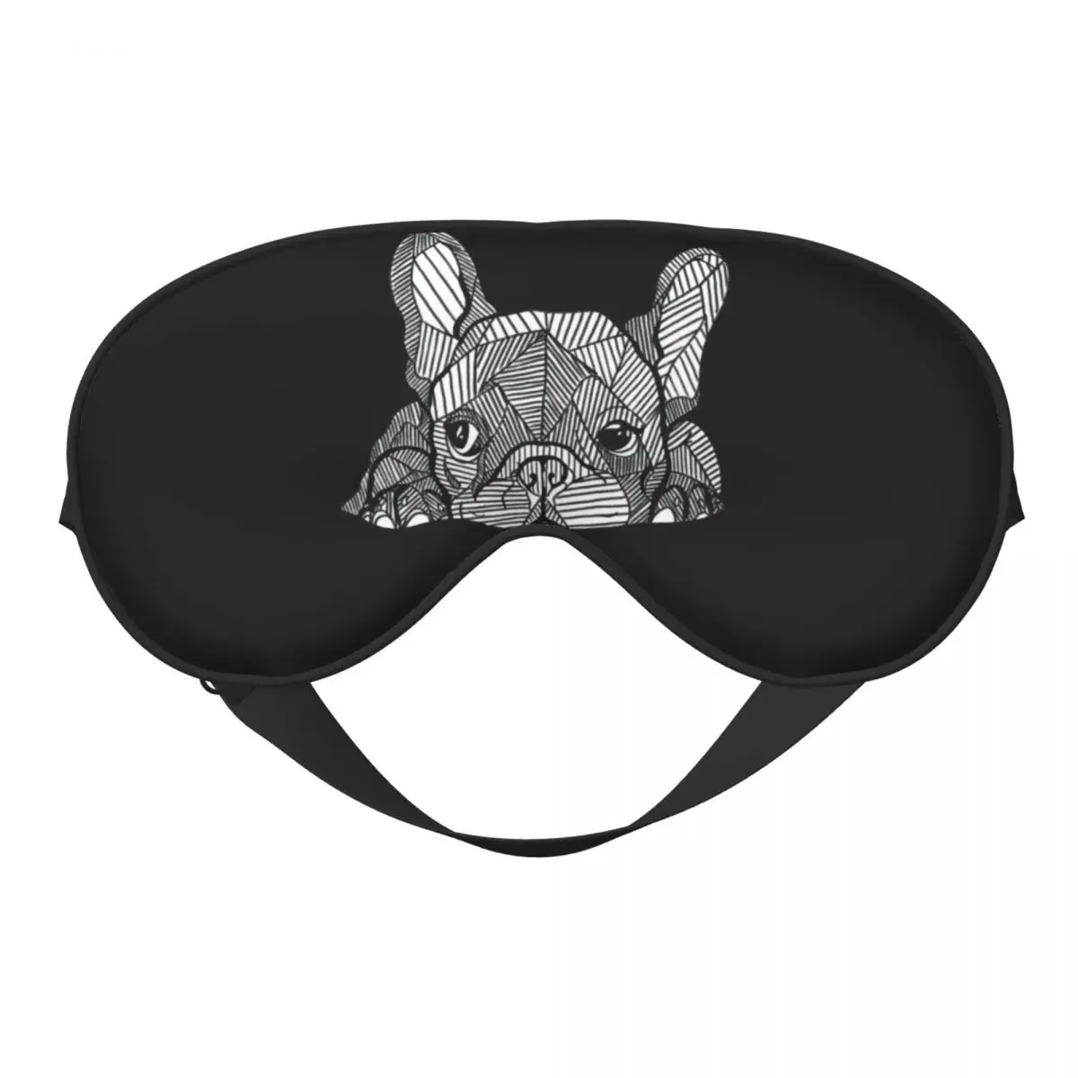 

Custom French Bulldog Adjustable Eye Patch Frenchie Dog Lover Blindfold Women Travel Sleeping Eye Masks Lunch Break Eye Covers