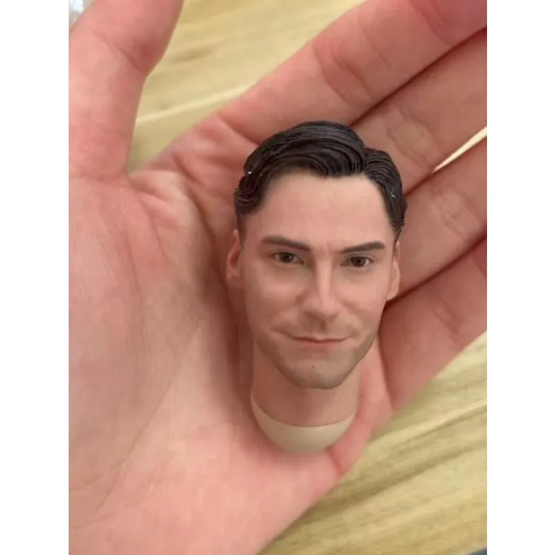 1/6 Scale Mission Man Head Sculpt Male Solider Gunner Head Played Military Guy Head Carving Model for 12in Action Figure Ph Doll