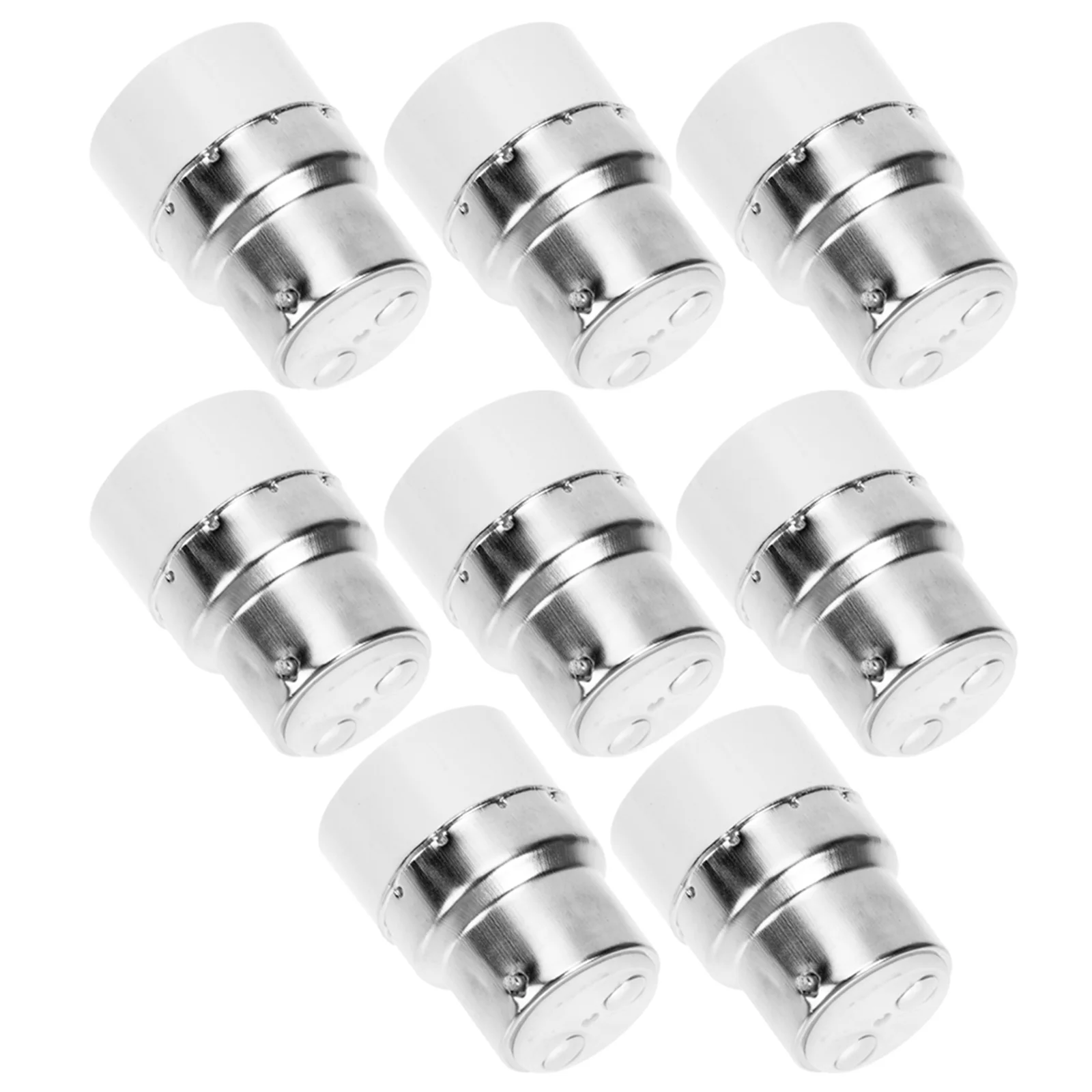 

8Pcs E14 Socket Adapter for B22 Fixtures Light Bulb Converter Reliable Copper Contacts Safe Insulated Housing Fast Installation