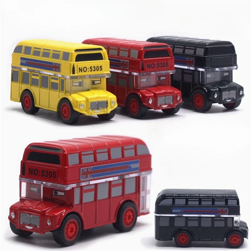 Cute Diecast Alloy Metal Car Bus Motor Tricycle Model Ornament Toy Gift
