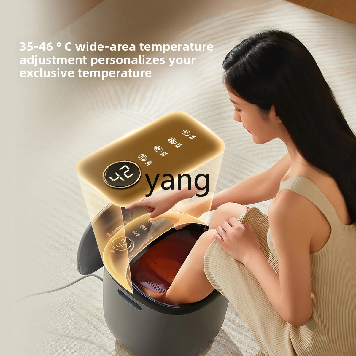 CX heating constant temperature household automatic foot wash basin intelligent electric health