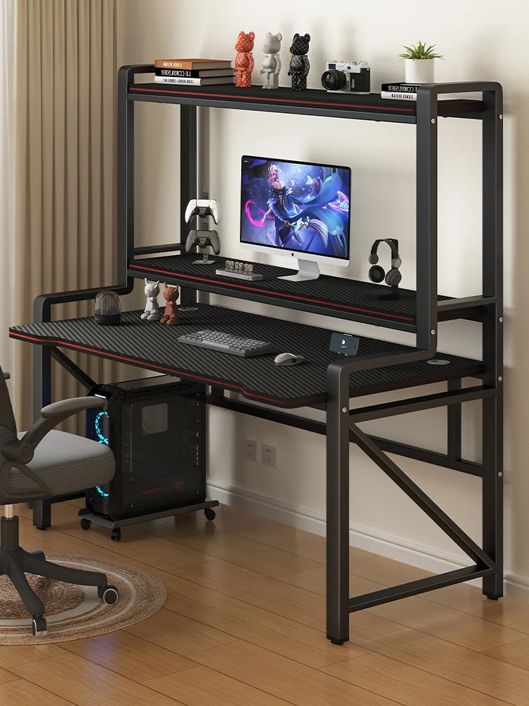 

Desk Student Home Bookshelf Integrated Computer Desk Desktop Office Bedroom Learning Writing Desk E-sports Game Table