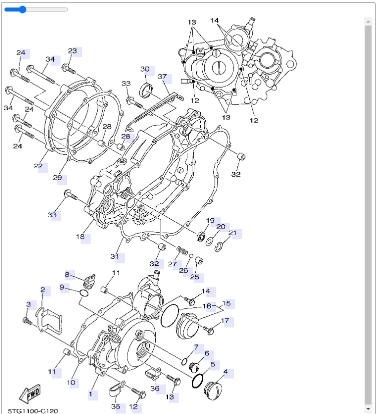 Clutch Cover Gasket For Yamaha YFZ450 YFZ 450 04-13 WR450F WR 450F 03-15 YZ450F 03-09