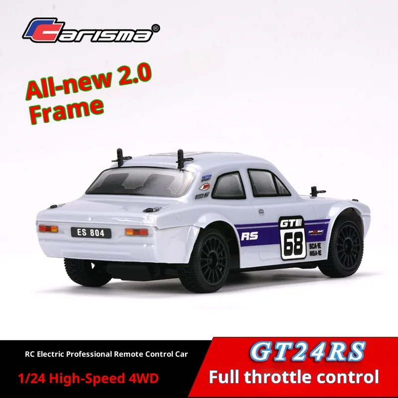 Carisma GT24RS rally auto professionele afstandsbediening auto 1/24 vierwielaandrijving mini muggen auto RC model auto