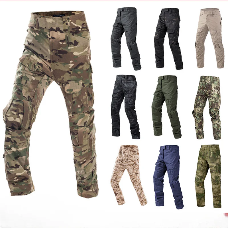 Multicam Men's Tactical Militar Pants Militar Uniform Men Work Wear Trousers Hunting  Clothes Multicam