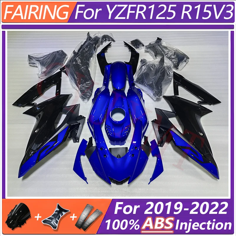Motorcycle Fairing for Yamaha YZFR125 YZF R125 R15V3 2019 2020 2021 2022 Fairings Kit YZFR125 YZFR15 19-22 Bodywork Plastic Case