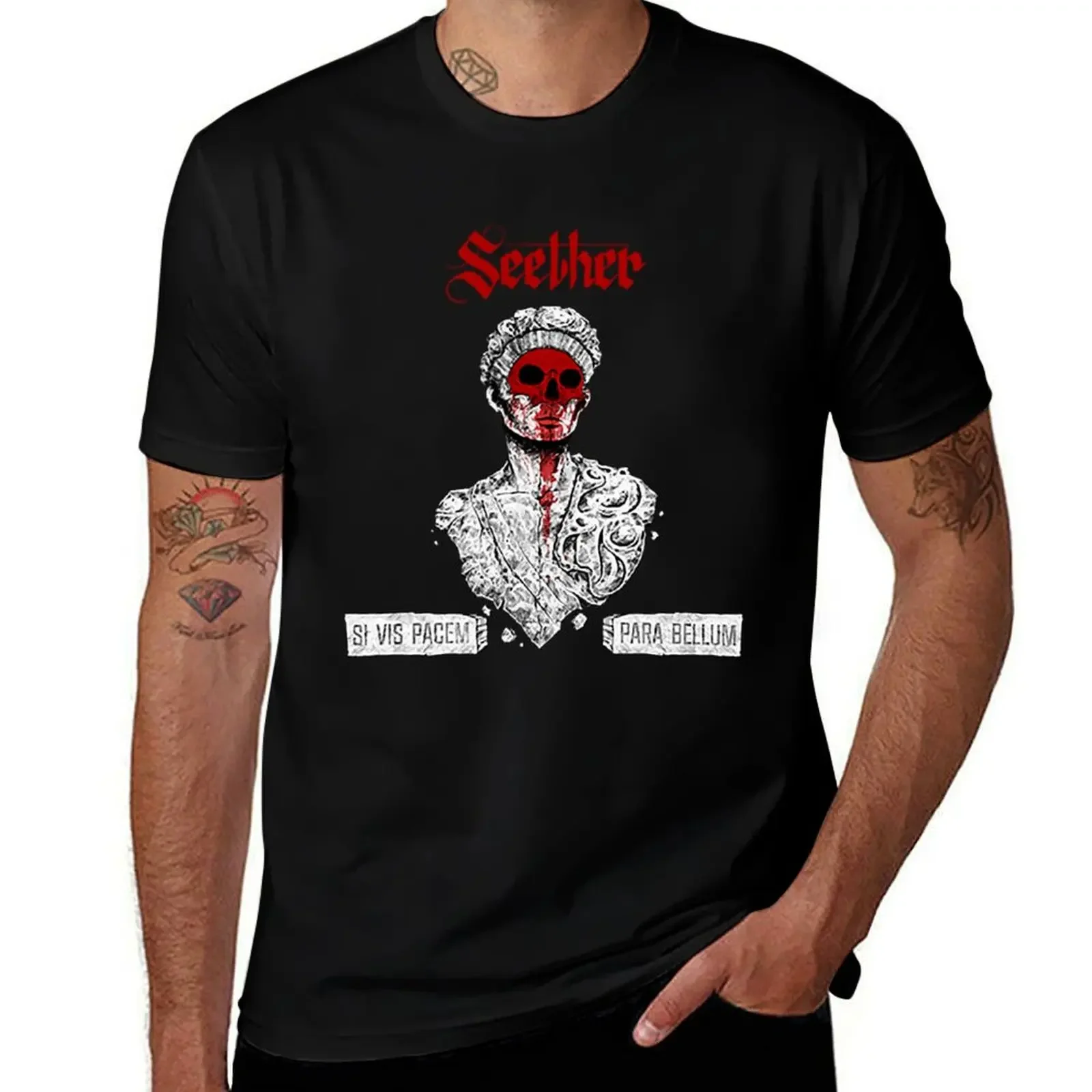 

seether trends Classic T-Shirt plus size tops vintage blacks korean fashion anime shirts men