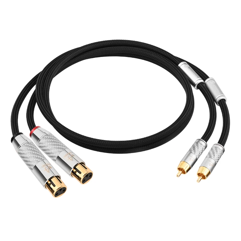 ATAUDIO HiFi 2RCA to 2XLR Audio Cable 3